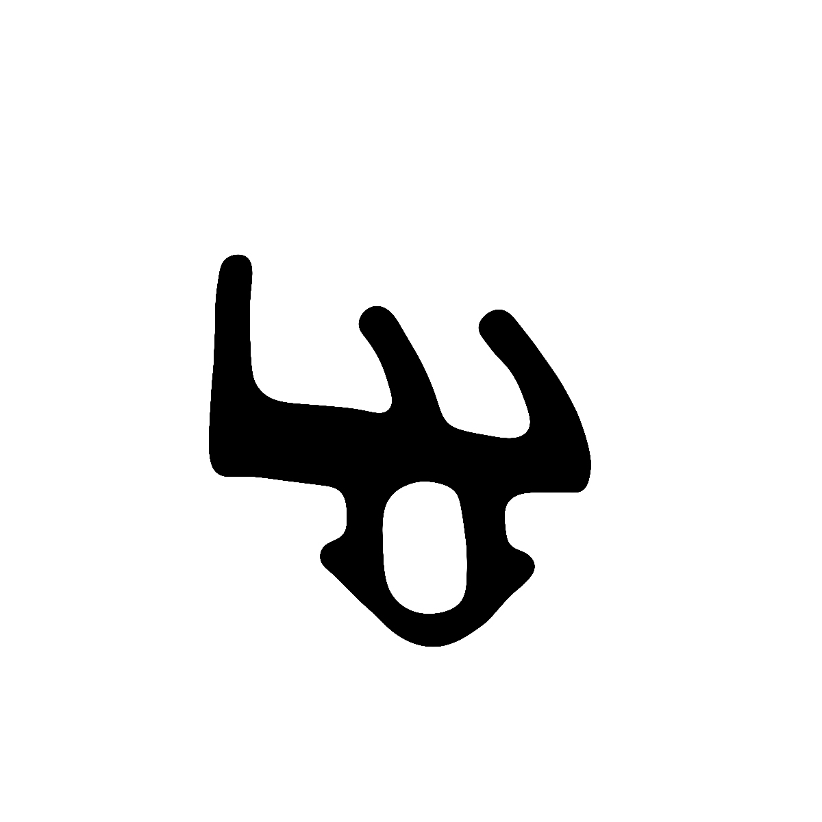 Verglasungsdichtung - Flügelrahmen für Profilsystem Schüco Corona