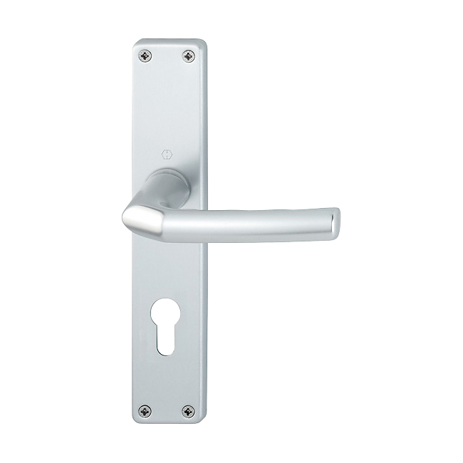 Hoppe Birmingham 1117/202SP Hoppe Türgriff-Langschild-Garnitur BB Alu F1