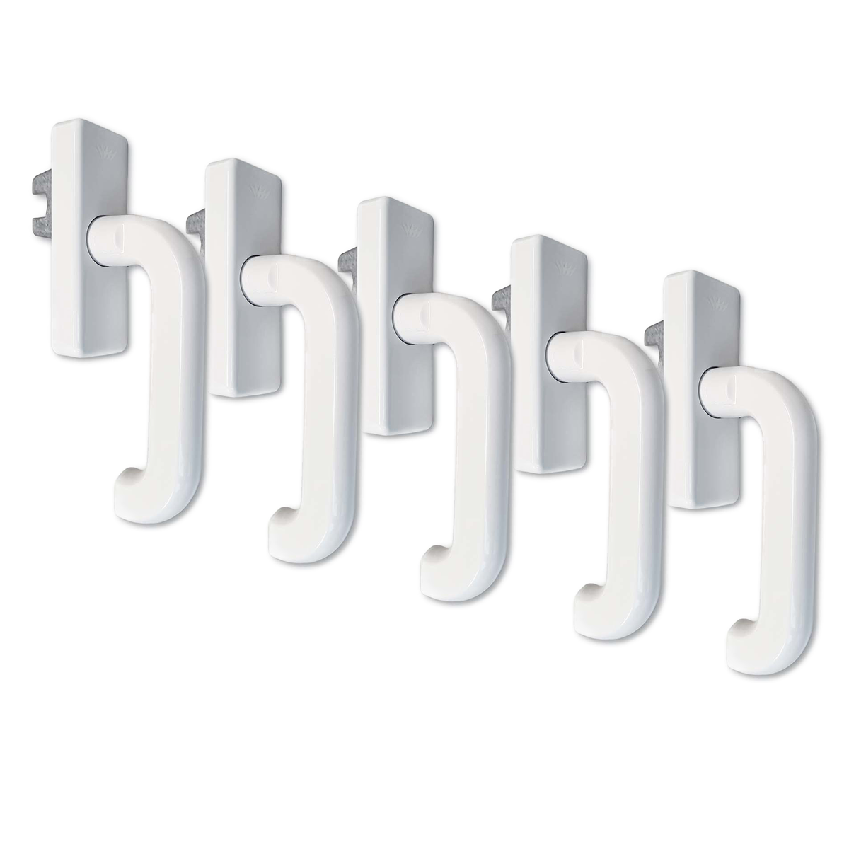 5er Sparset Schüco Getriebehandhebel 214556 für Kunststoffenster M&A / Schnicks System 2000