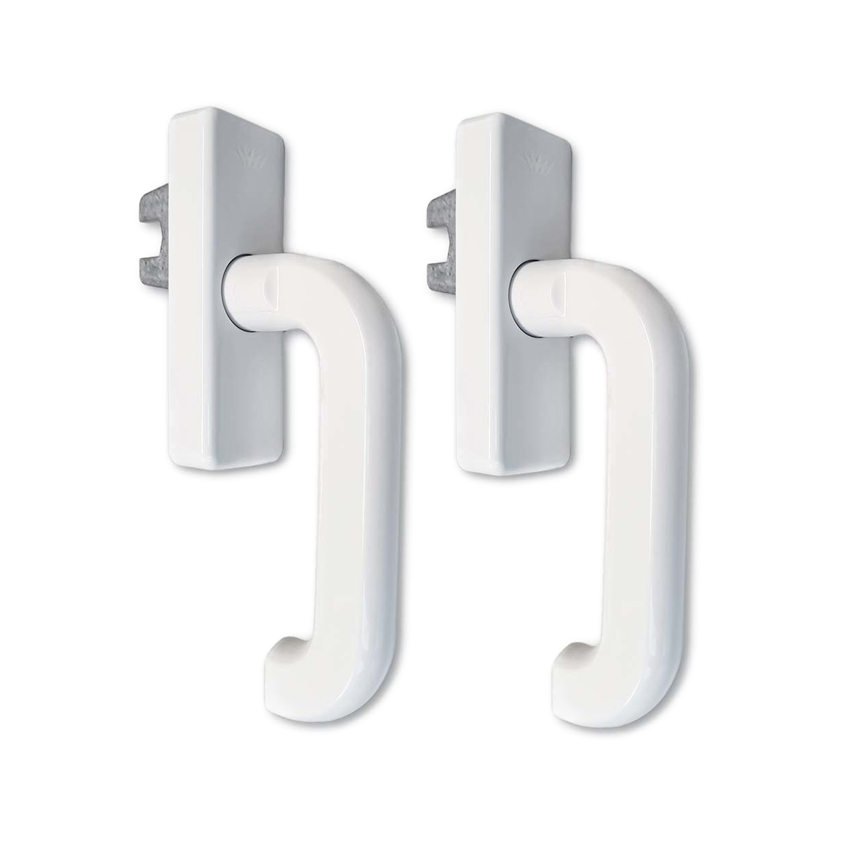 2er Sparset Schüco Getriebehandhebel 214556 für Kunststoffenster M&A / Schnicks System 2000