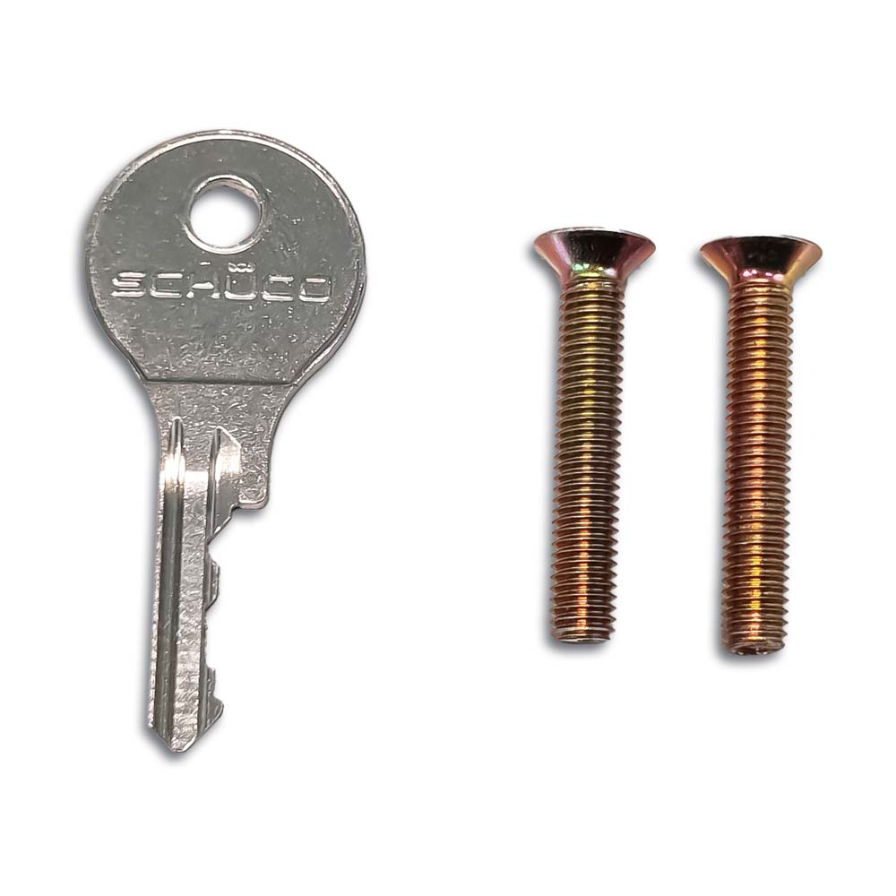 Schüco Fenstergriff abschliessbar Corona CT70/ SI82/ Living (weiss)