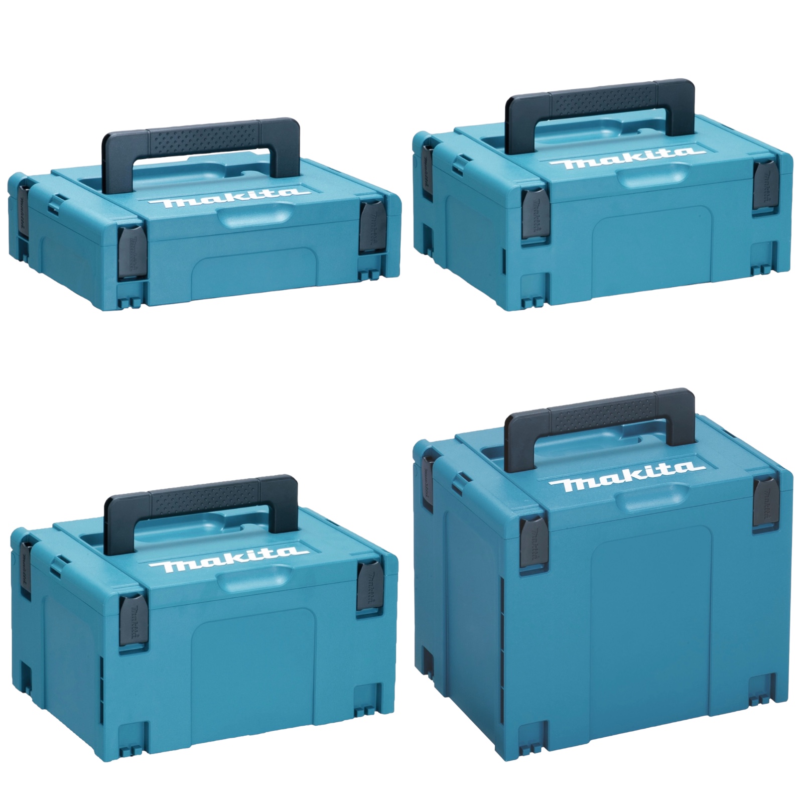Makita Makpac Größe 1 | 2 | 3 | 4 Werkzeugkoffer Systemkoffer Systainer Werkzeugkoffer Leerkoffer