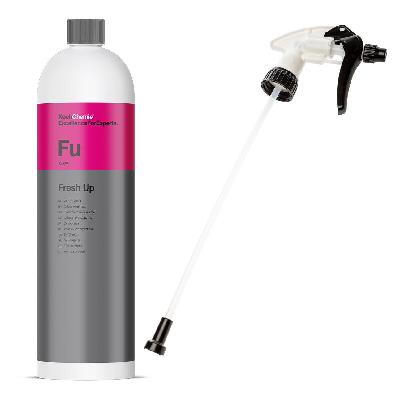 Koch Chemie Fresh Up 1L Geruchsneutralisierer + Star Sprühkopf zur Entfernung hartnäckiger Gerüche