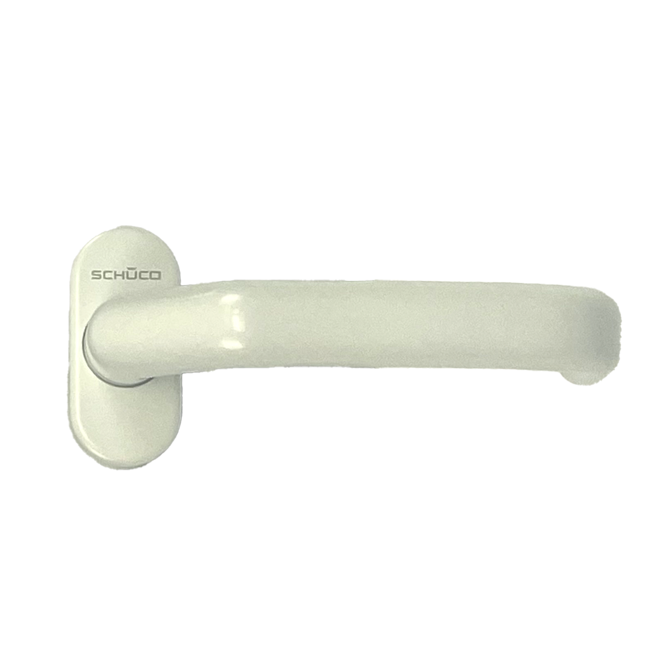 Schüco Türdrücker RAL 9016 weiß, Halbgarnitur 210712