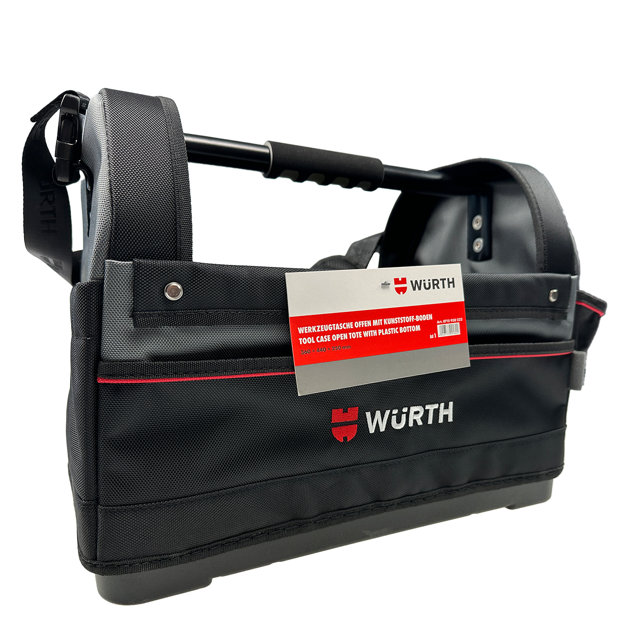 Würth Werkzeugtasche offen mit Kunststoffboden inkl. Tragegurt