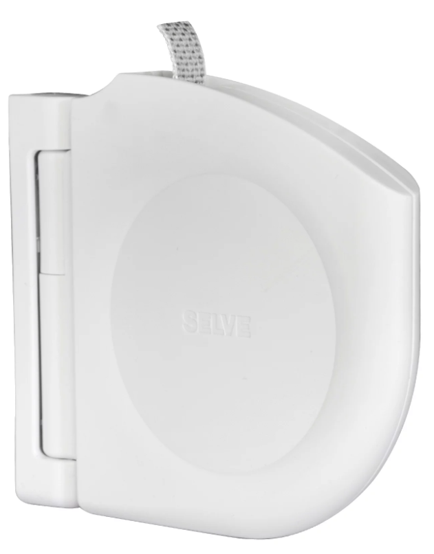 Selve Mini-Gurtwickler, aufklappbar, schwenkbar, 22 mm breit, für 15 mm Gurt