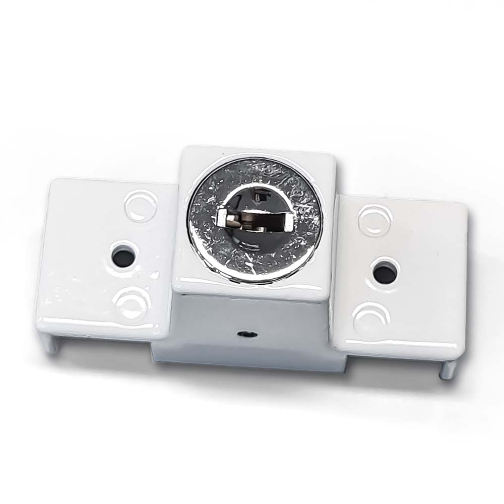 Schüco Drehsperre abschließbar 9016 weiß