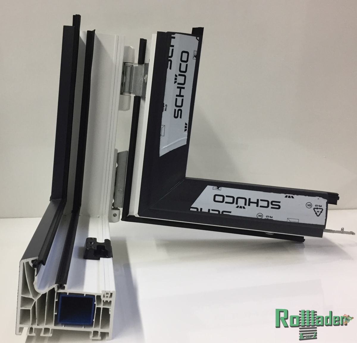 Schüco Anschlag/- Verglasungsdichtung schwarz 224927 (Alternativmaterial 224878)