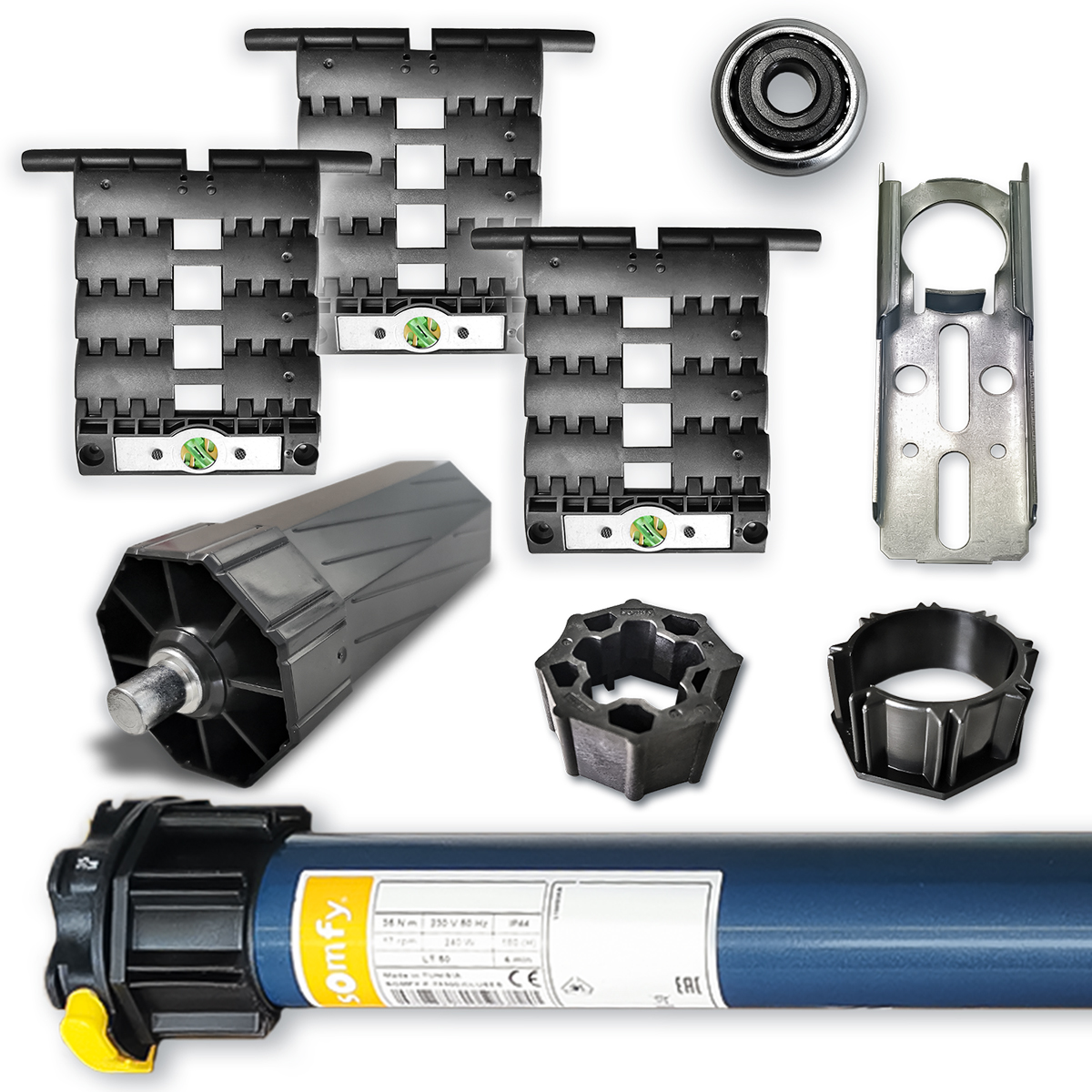 Somfy Nachrüstset zum Modernisieren von Rollladen zum Motorbetrieb Vorteilspaket