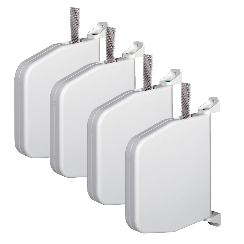 4x Selve Mini-Gurtwickler schwenkbar, 22 mm breit, für 15 mm Gurt