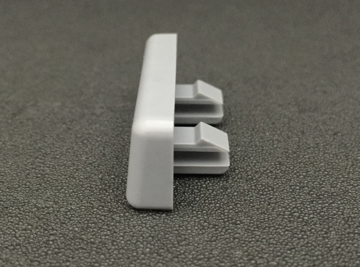 Entwässerungskappe Kunststoff - silbergrau -