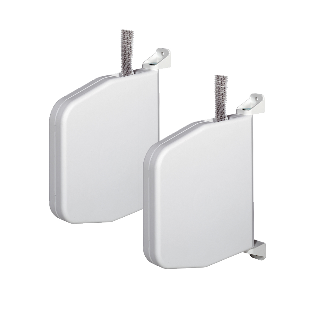 2x Selve Mini-Gurtwickler schwenkbar, 22 mm breit, für 15 mm Gurt