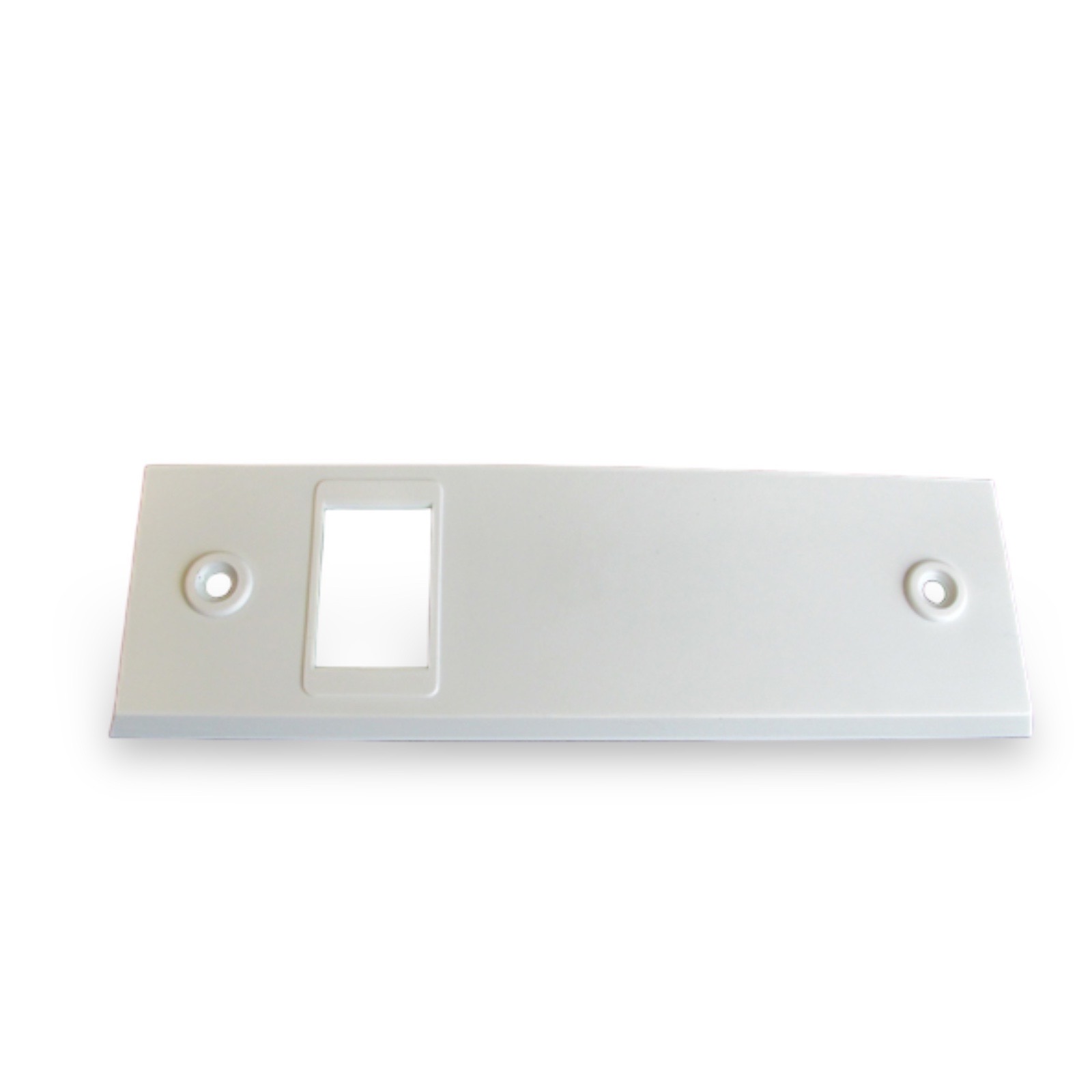 Selve Abdeckblende für Einlassgurtwickler, Lochabstand 160 mm, weiß