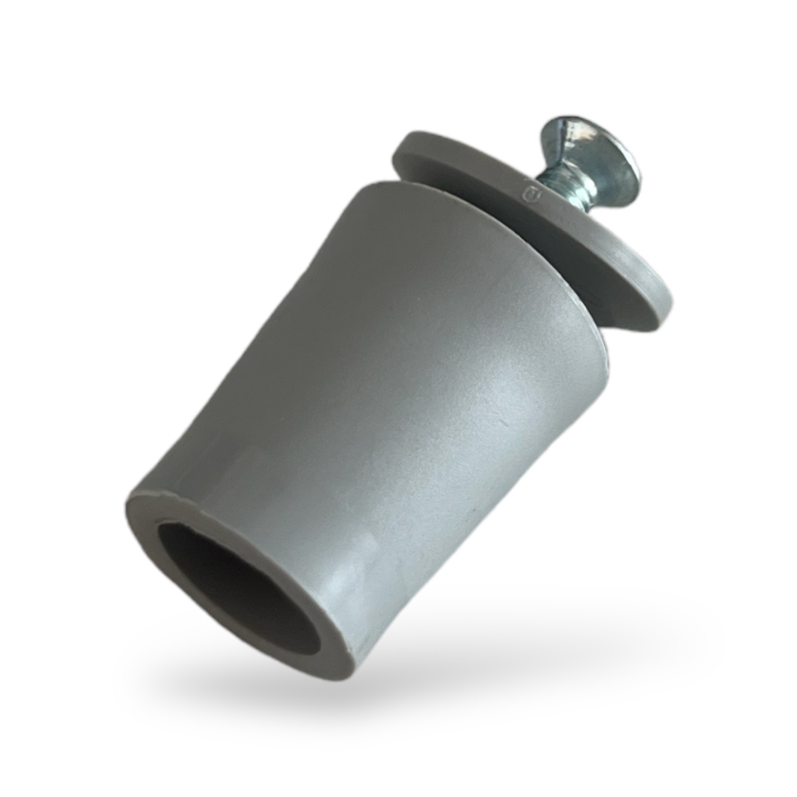 Selve Anschlagstopfen, Länge: 28 mm, mit eingelegter Mutter u. Schraube (4mm)
