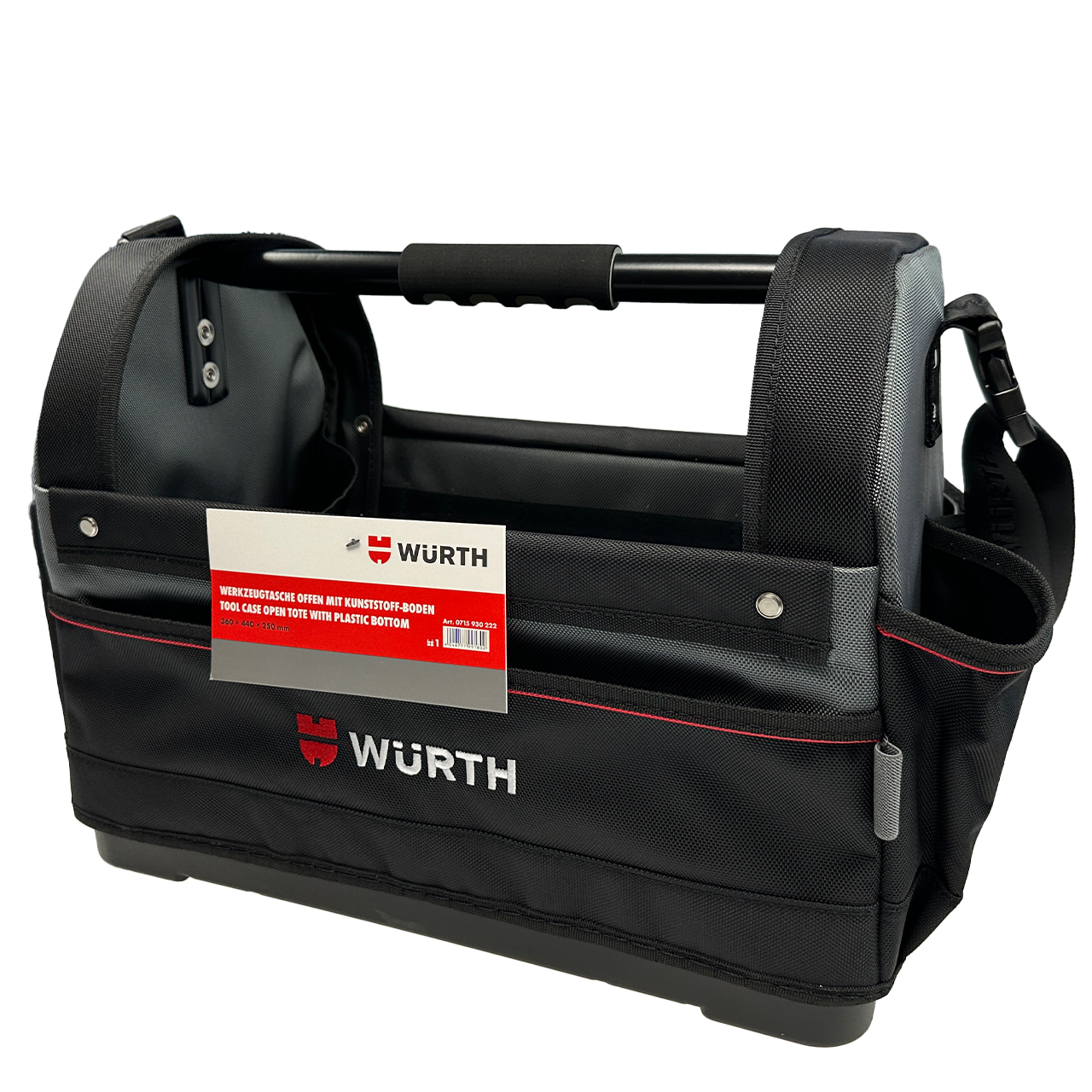 Würth Werkzeugtasche offen mit Kunststoffboden inkl. Tragegurt
