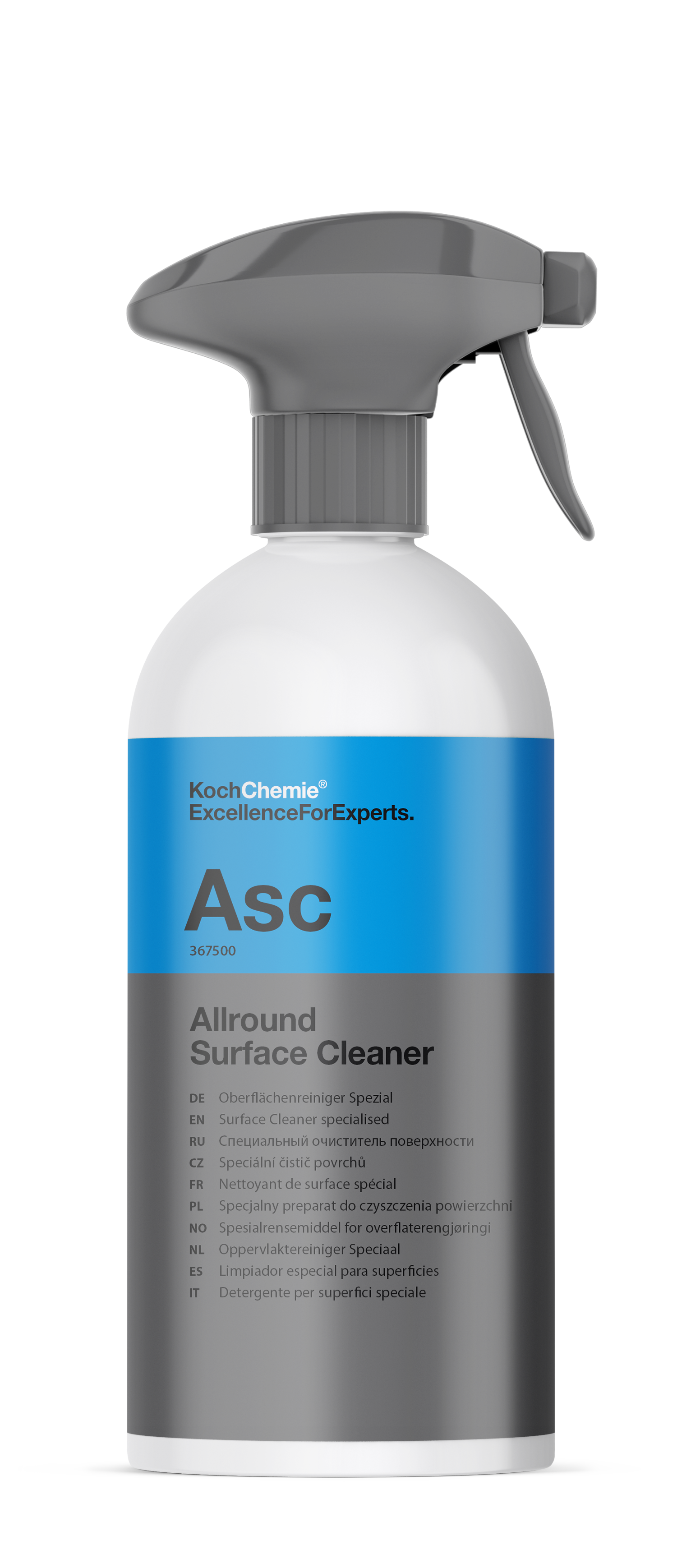 Koch Chemie Allround Surface Cleaner , Oberflächenreiniger, Haushalt, KFZ, inkl. Sprühkopf
