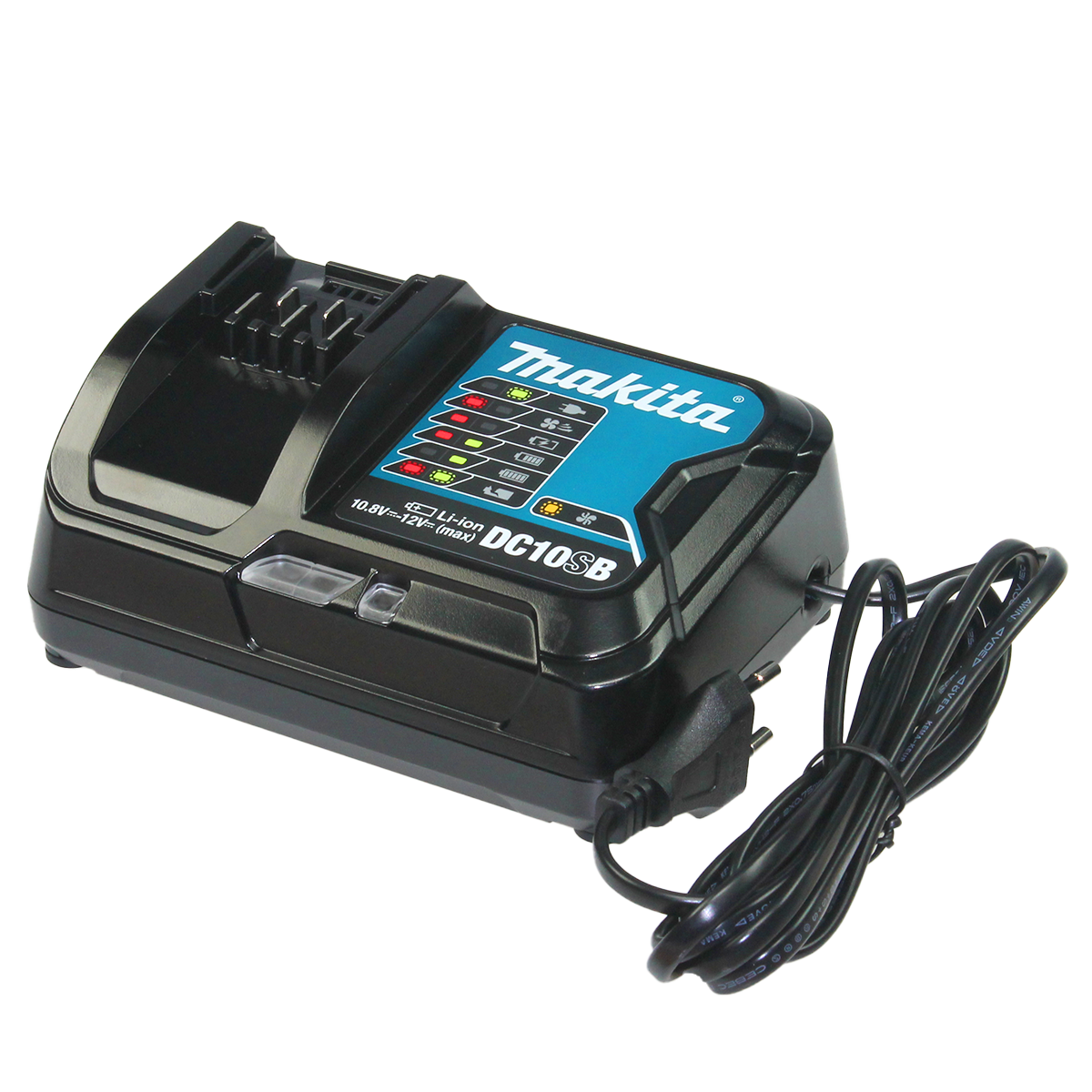 Makita Schlagbohrschrauber 12V max. Weiß / Akku+Koffer+Ladegerät