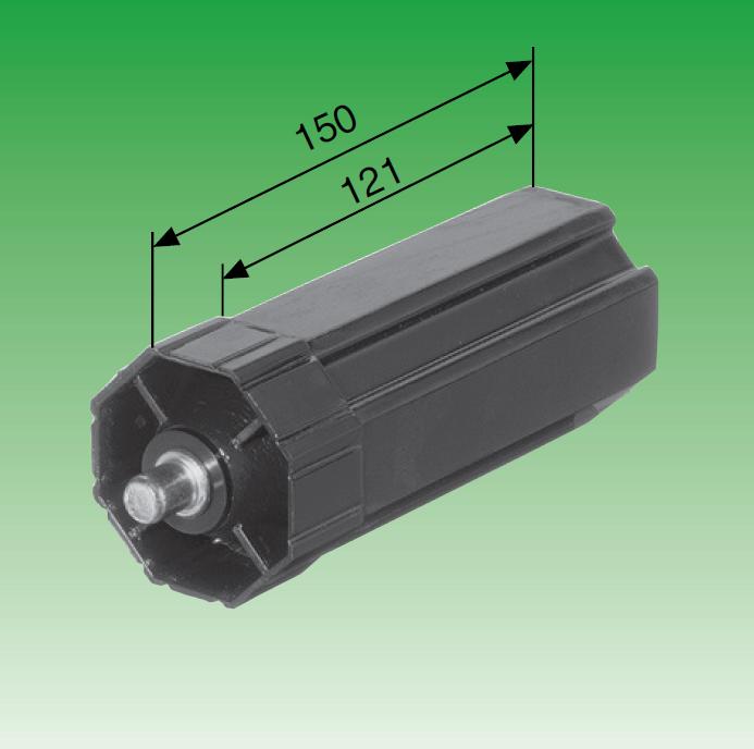 Selve Walzenkapsel mit Stahl-Achsstift ø 12 mm für Stahlwelle SW 60