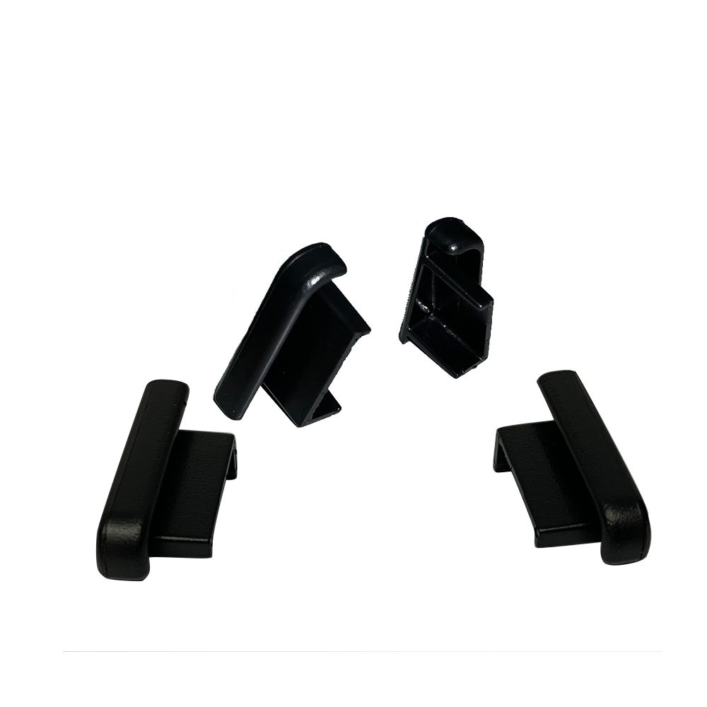 Schüco Endkappe Windstopp schwarz (2 Stück - links und rechts)