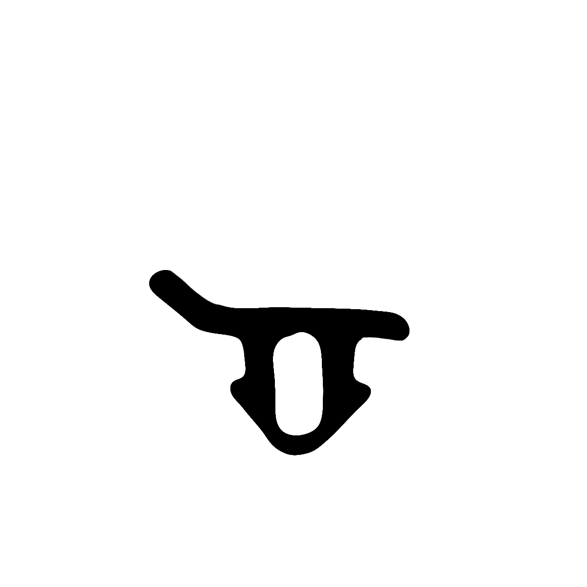 Schüco Anschlagdichtung Vento Air / Corona für Blendrahmen inkl. Schallschutz