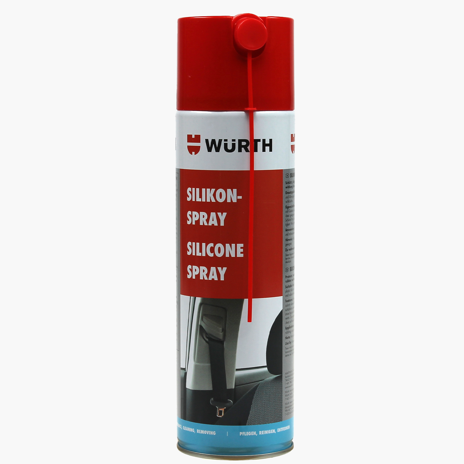 Würth Silikonspray 500ml Silikonöl Pfelgespray inkl. Sprühkopf 0893221
