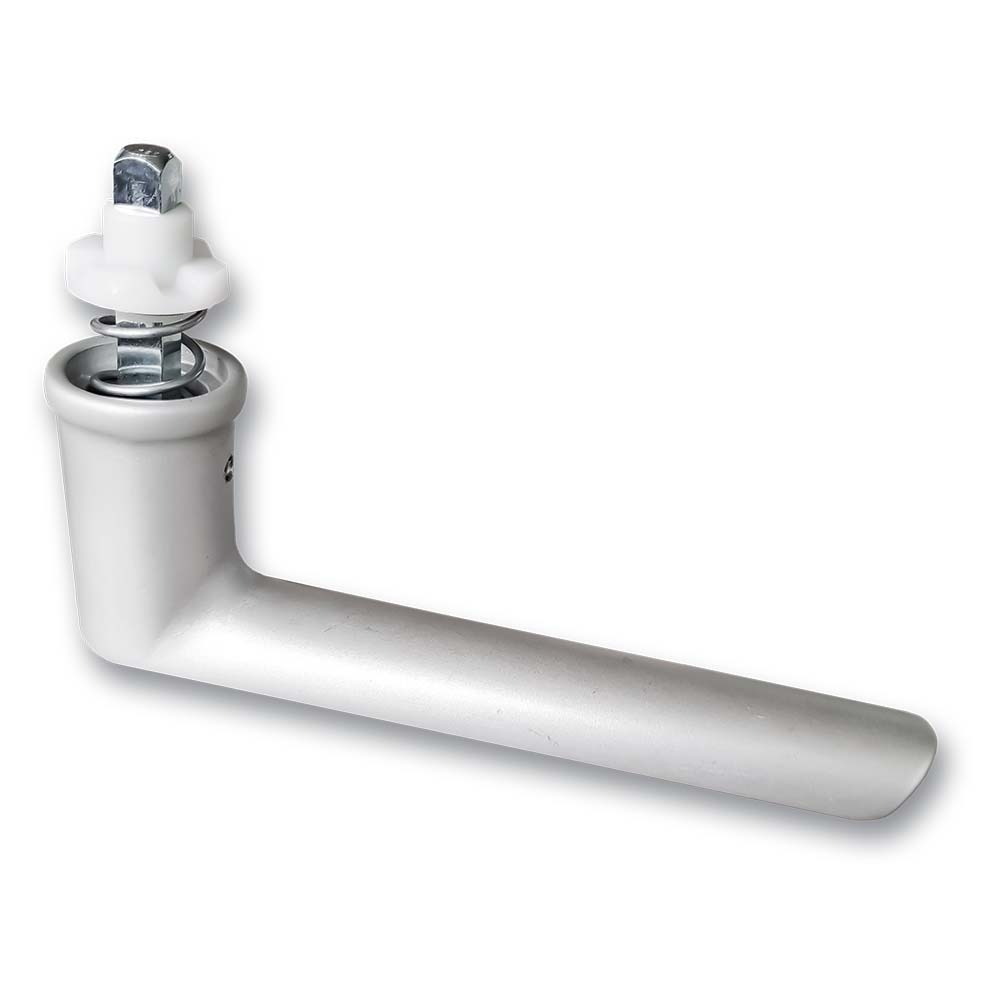 Schüco Reparaturset Getriebe Griff Rosette silber/EV1 (DIN Rechts/DIN Links)