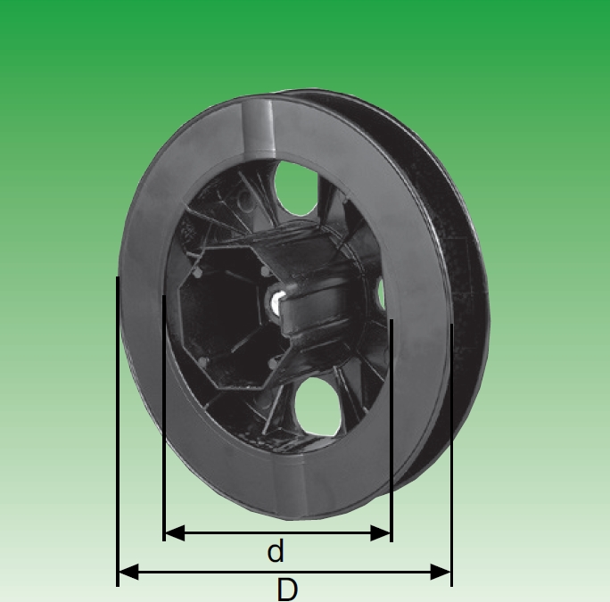 Selve Gurtscheibe mit Walzenkapsel SW 60