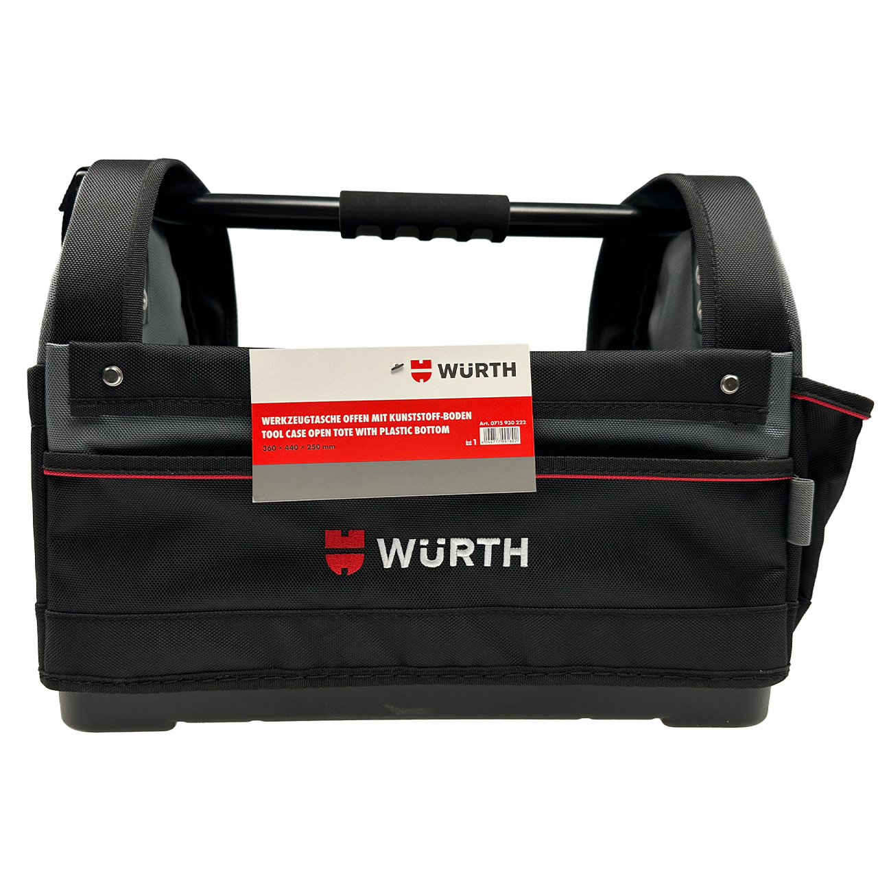 Würth Werkzeugtasche offen mit Kunststoffboden inkl. Tragegurt