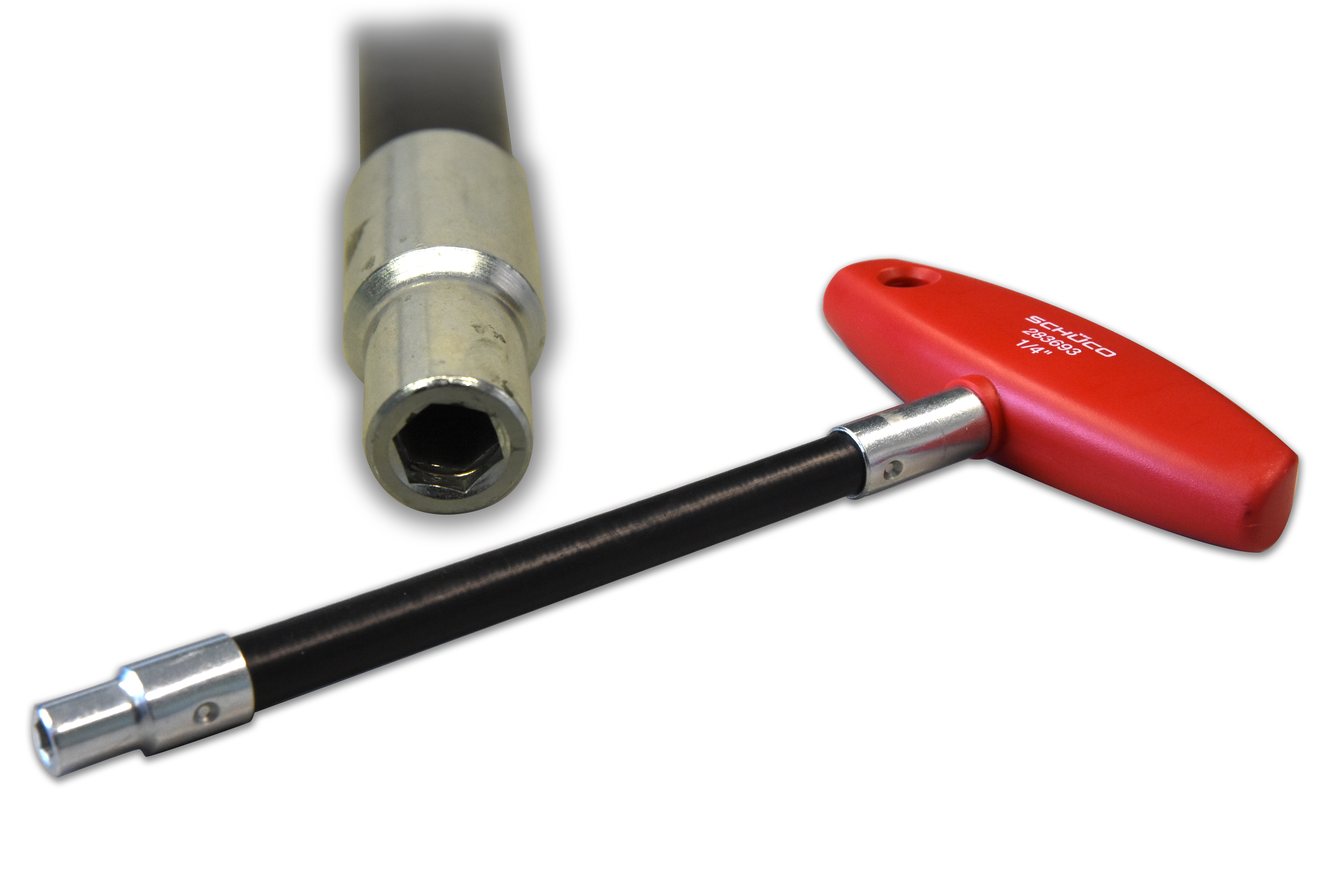 Schüco Schraubendreher mit Quergriff (biegsame Welle)