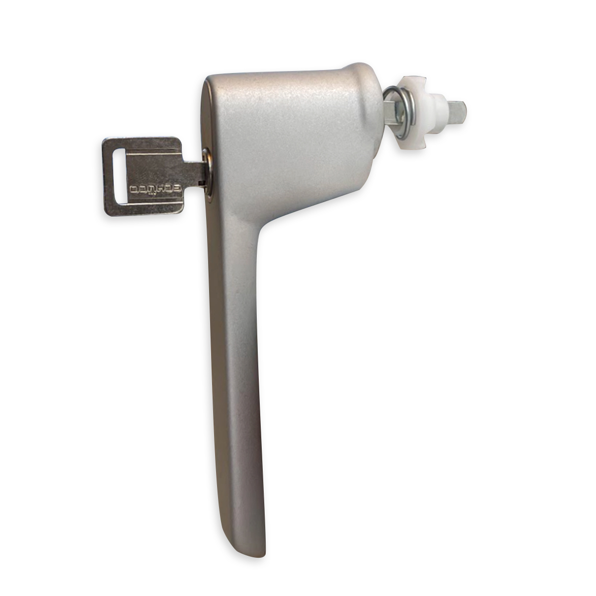 Schüco Reparaturset Getriebe Griff Rosette silber/EV1 (DIN Rechts/DIN Links)